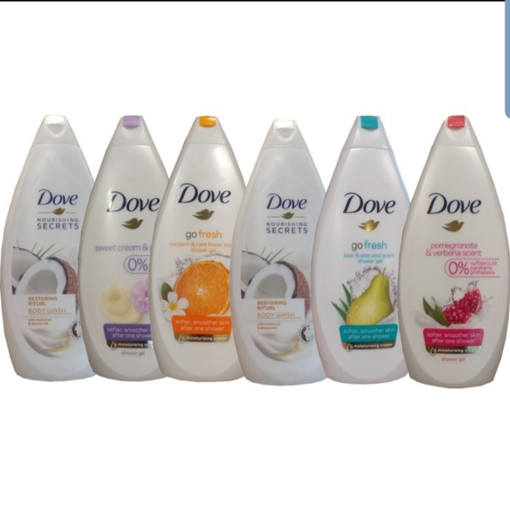 6-Pack Dove Body Wash Shower Gel